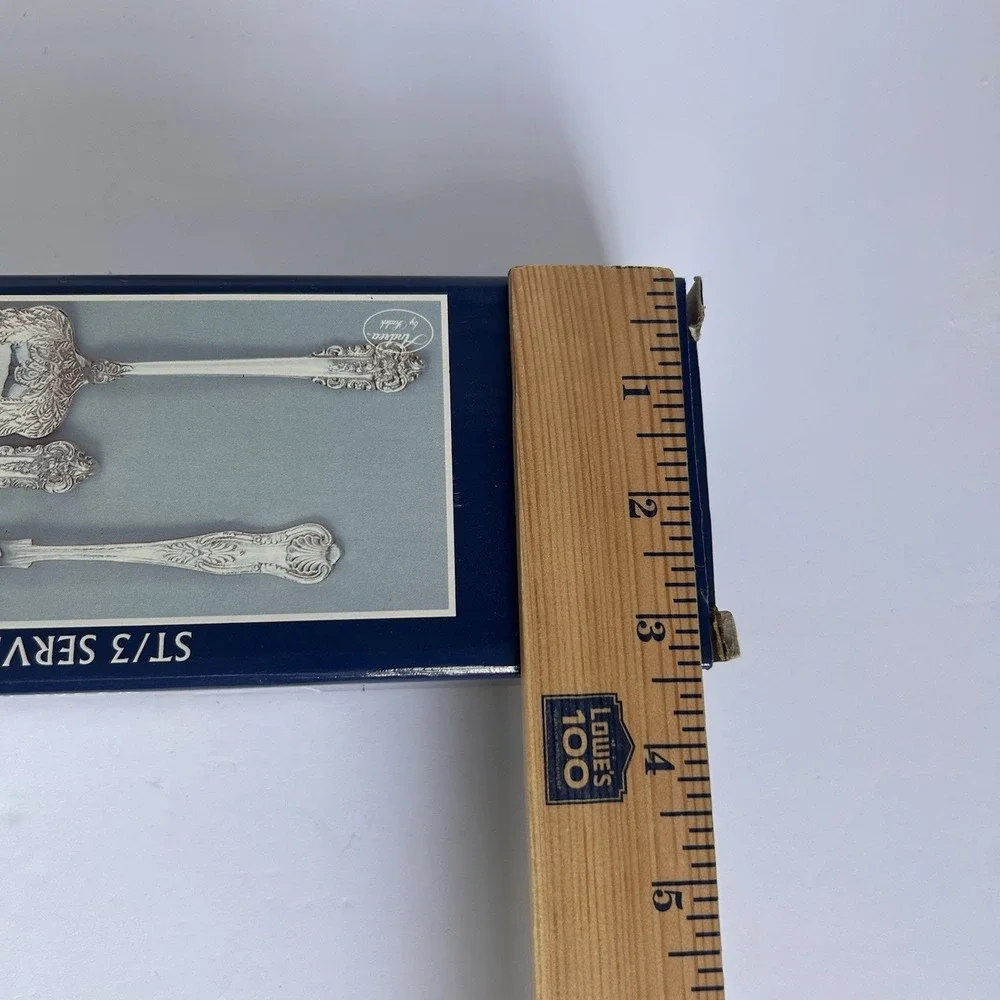 Andrea By  Sadek Set Of 3 Serving Forks S/P Ornate New Open Box